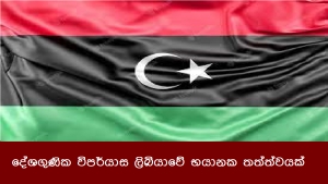 දේශගුණික විපර්යාස ලිබියාවේ භයානක තත්ත්වයක්