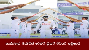 ඇන්ජලෝ මැතිව්ස් ටෙස්ට් ක්‍රිකට් පිටියට සමුදෙයි